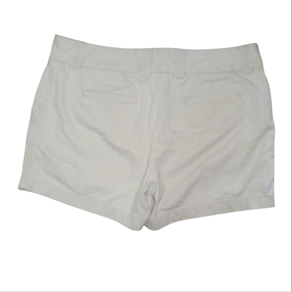 J. Crew Light Tan Khaki City Fit Cotton Chino Shorts Summer Size 10 - Picture 4 of 7